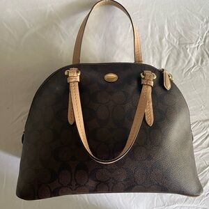 COACH Peyton Cora Domed Satchel/crossbody